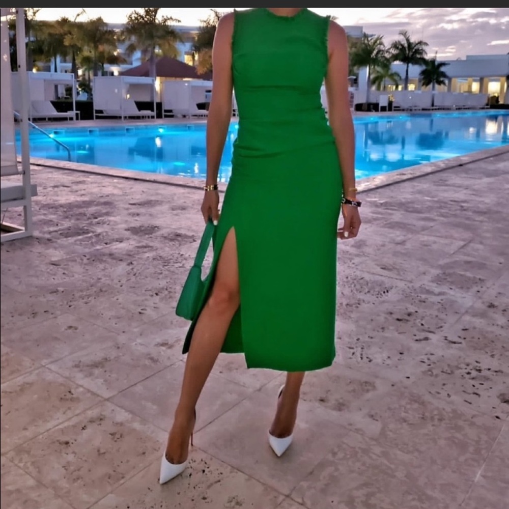 Zara blogger texture weave dress - Picture 1 of 15